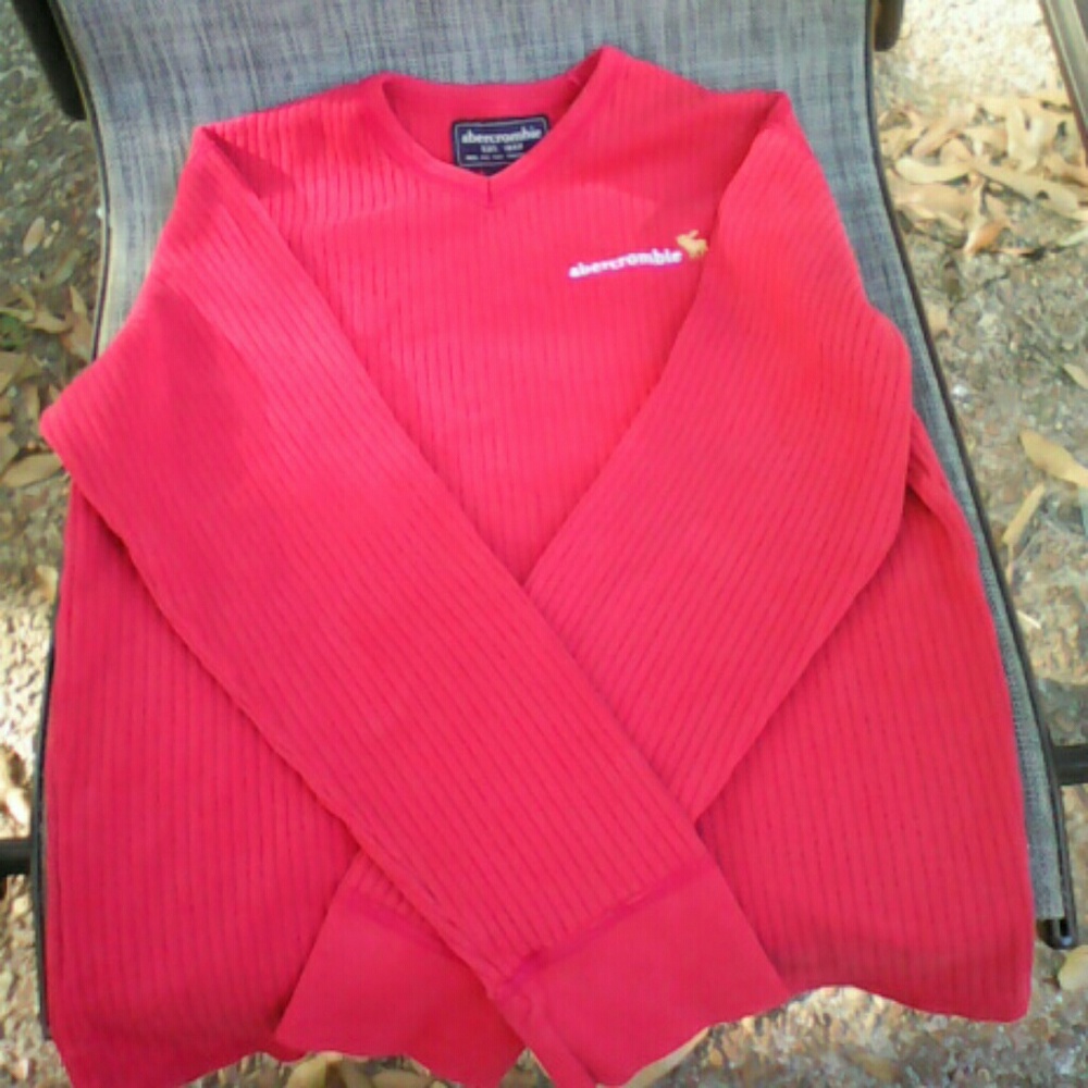 Red women's XL Abercrombie Sweater
